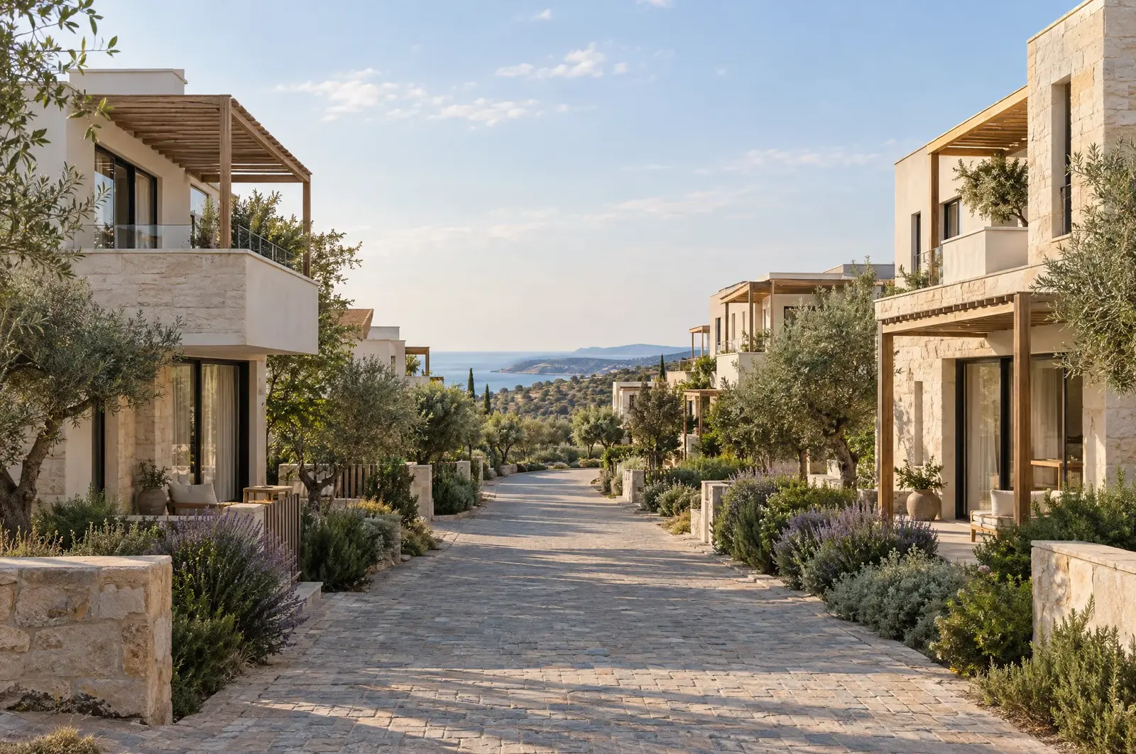 Ege mimarisinde villa yerleşimi (temsili görsel)